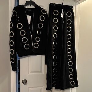 Zip up Sweatshirt and Pants set